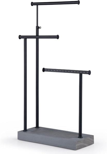 SRIWATANA Jewelry Organizer Display Extra Tall Necklace Holder 3 Tier Jewelry by SRIWATANA