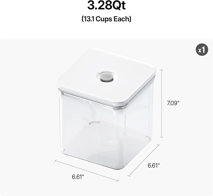 VAKUEN Premium Airtight Food Storage Containers, 3.28qt 1 Piece, Smart - Image 2