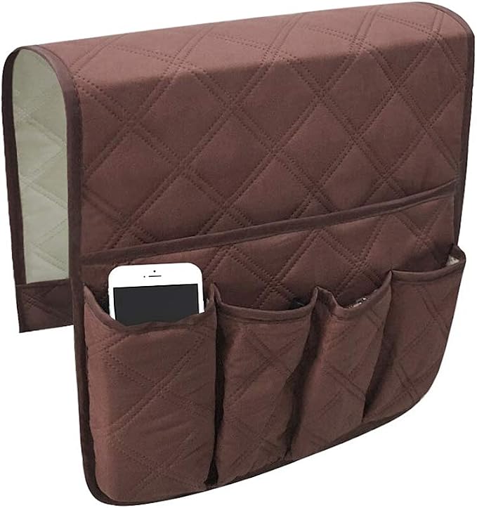 IPENNY Couch Sofa Armrest Organiser Chair TV Remote Holder Bed Storage Pocket - Image 3