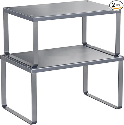 Simple Trending Cabinet Organizer Shelf, Kitchen Storage, Expandable, Metal by SimpleTrending