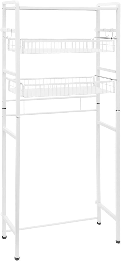 Over Washer and Dryer Storage Shelves, 3-Tier Washing Machine Organizer Rack - Image 6