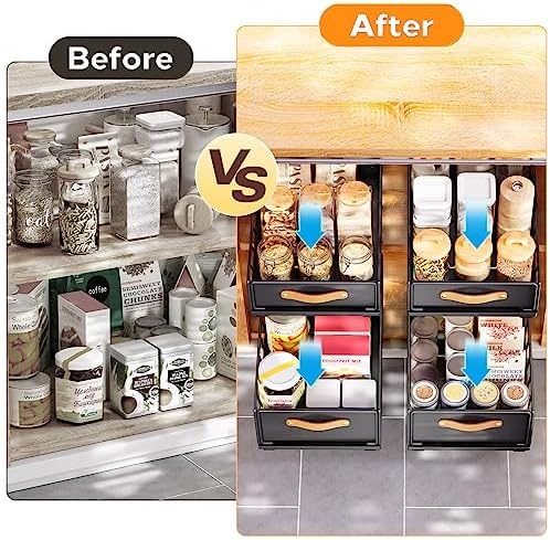 Pull out Cabinet Organizer, Heavy Duty Slide out Pantry Shelves Drawer Storage - Image 9
