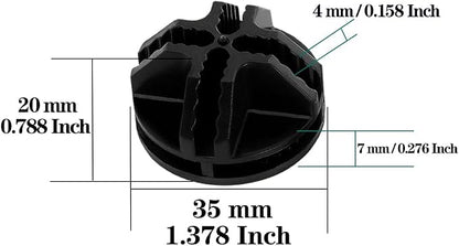 40Pcs Wire Cube Connectors Plastic Storage Cube Connectors, Wire Grid Cube - Image 2