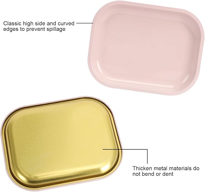 HOKirin Pink Small Metal Tray - Image 3
