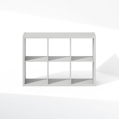 Furinno Cubic Extra Thick 6-Cube Closet Organizers and Storage, Light Grey | - Image 8
