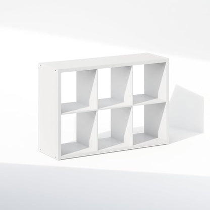 Furinno Cubic Extra Thick 6-Cube Closet Organizers and Storage, Open Shelf - Image 7