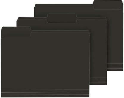 File Folder, PANDRI 120 Pack File Folder, 1/3 Cut Tab, Letter Size, Filing by PANDRI