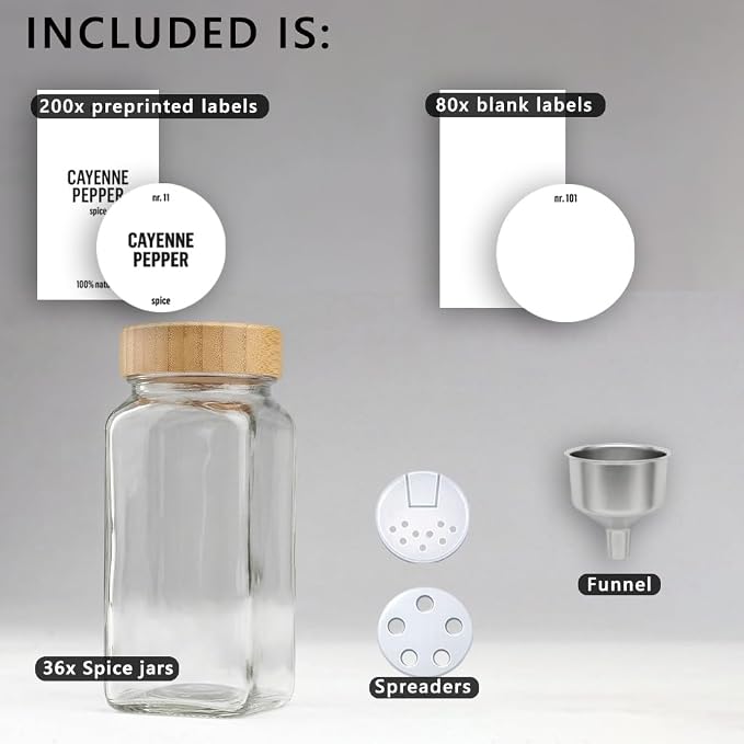 Deco haus Glass Spice Jars - Image 3