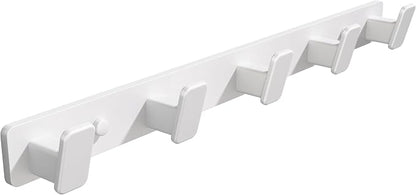 White Coat Rack Wall Hooks for Hanging Heavy Duty Door Hooks by Dancrul