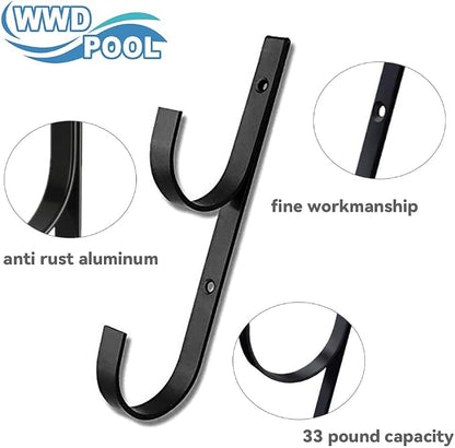 Swimming Pool Aluminum Pole Hanger Set, - Image 2