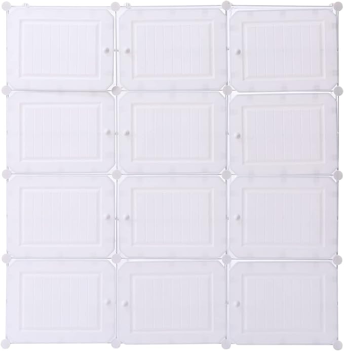 Portable Shoe Rack, 48 Pair DIY Shoe Storage Shelf Organizer, Plastic Shoe - Image 4