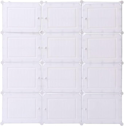 Portable Shoe Rack, 48 Pair DIY Shoe Storage Shelf Organizer, Plastic Shoe - Image 4