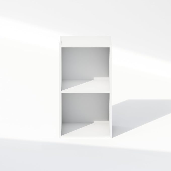 Furinno Reed Closet Organizers and Storage, 2-Tier Closet Organizer, Open Shelf - Image 4