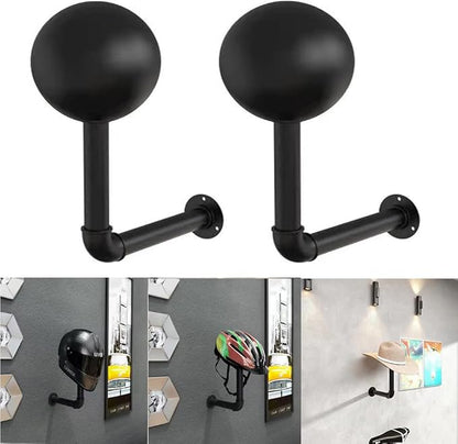 PEI Motorcycle Accessories Helmet Holder, Metal Hat Rack, Wig Storage Holder by Unknown