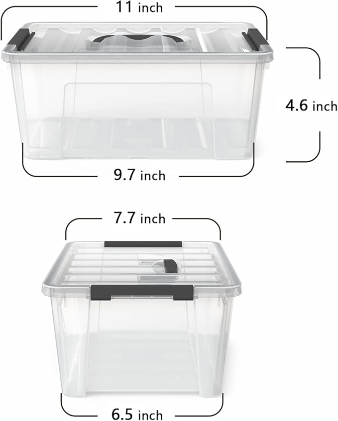 WYT Clear Storage Latch Bins - Image 2