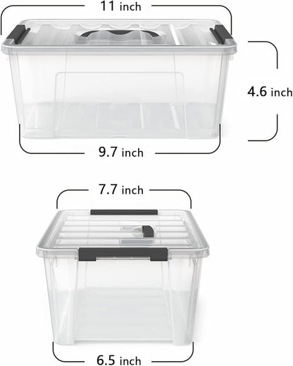 WYT Clear Storage Latch Bins - Image 2