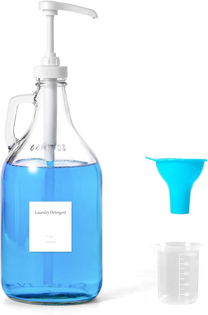 Glass Laundry Detergent Dispenser by Unknown