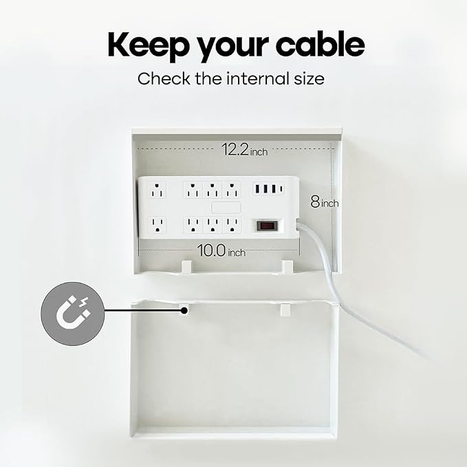 Book Shape Decorative Cable Management Box - Image 3