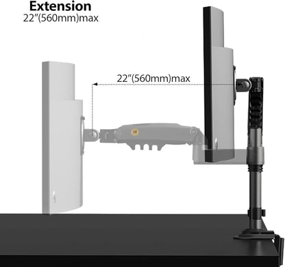 NB North Bayou Monitor Desk Mount Long Arm - Image 4