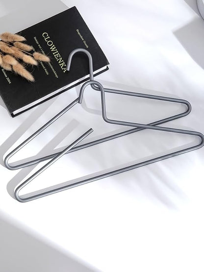 Premium Matte Titanium Gray Aluminum Coat Hangers 10 Piece Set, 16.5” Extra - Image 6