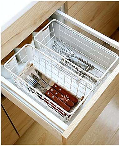 Hanging Kitchen Baskets Adhesive Sturdy Wire Storage Baskets - Image 8