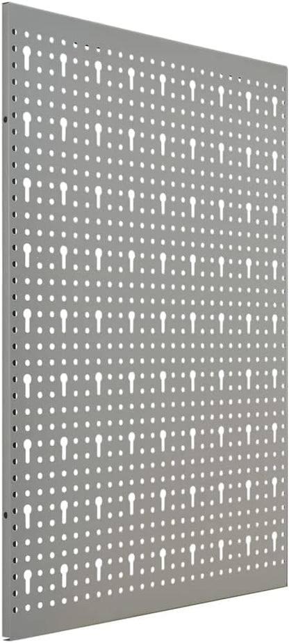 Steel Peg Board Set Wall-Mounted 3 Panels 15.7"x22.8" - Image 4