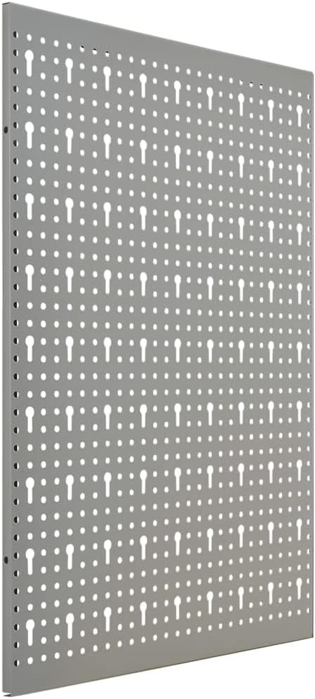 Wall-Mounted Peg Boards 3 pcs 15.7"x22.8" Steel 145349 - Image 4
