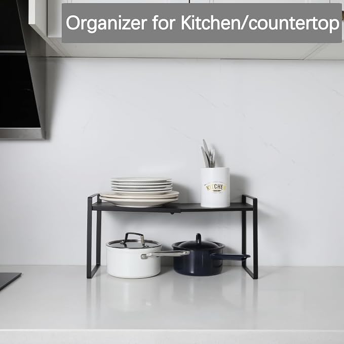 Expandable Cabinet Shelf Organizer Riser - Image 3