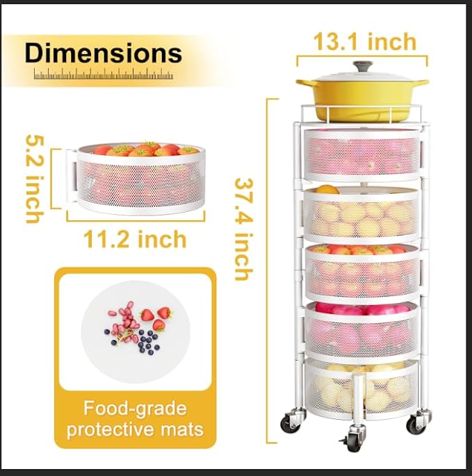 SNTD Fruit and Vegetable Basket Bowls - Image 2