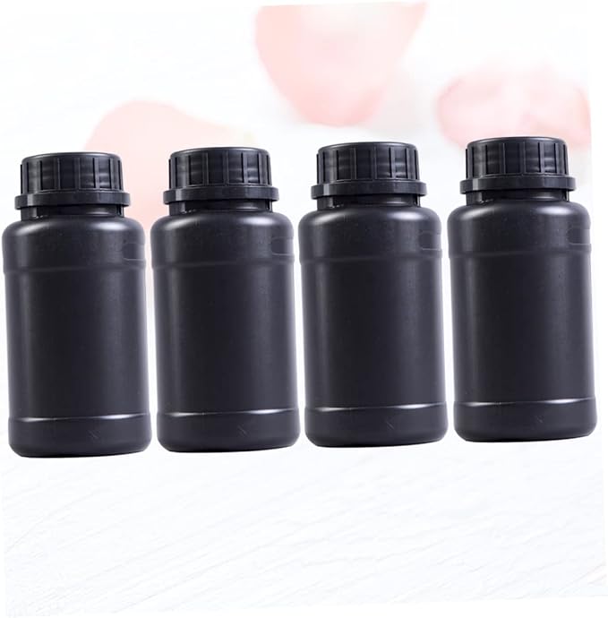 Alipis 4pcs Black Hdpe Plastic Bottles - Image 9