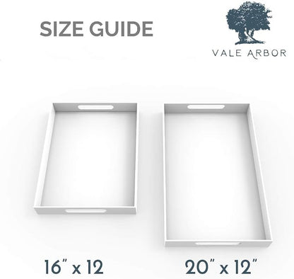 Clear Acrylic Serving Tray for Vanity, Food and Décor - Image 4