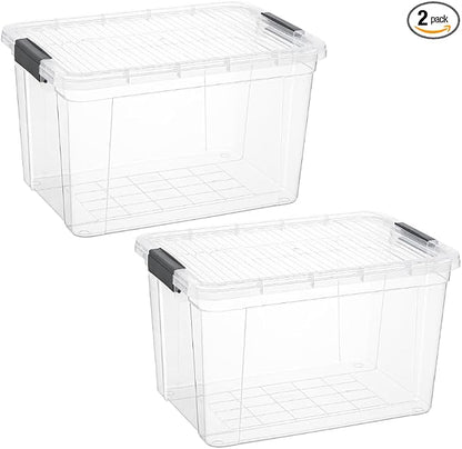 Superio Clear Storage Boxes by Superio