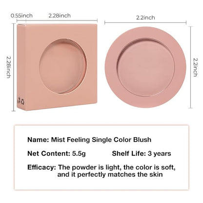 Blush for Cheeks, Lightweight, Fade and Transfer-Resistant, Effortless Matte - Image 7