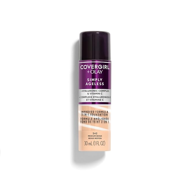 COVERGIRL & Olay Simply Ageless 3-in-1 Liquid Foundation, Matte Finish by COVERGIRL