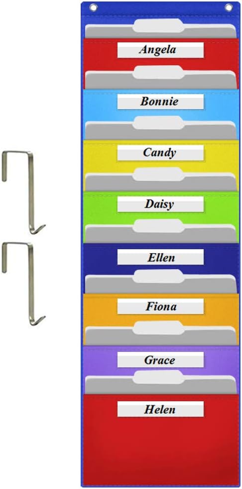 Eamay Hanging File Folder Organizer, Storage Pocket Chart by EAMAY