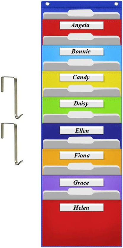 Eamay Hanging File Folder Organizer, Storage Pocket Chart by EAMAY