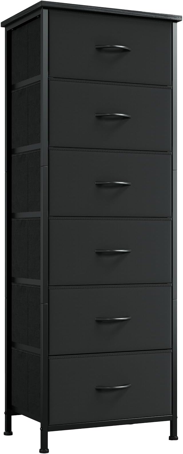Somdot Tall Dresser for Bedroom, 6 Drawer Storage Cabinet, Vertical Nightstand by Somdot