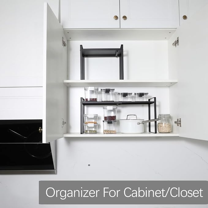 Expandable Cabinet Shelf Organizer Riser - Image 4