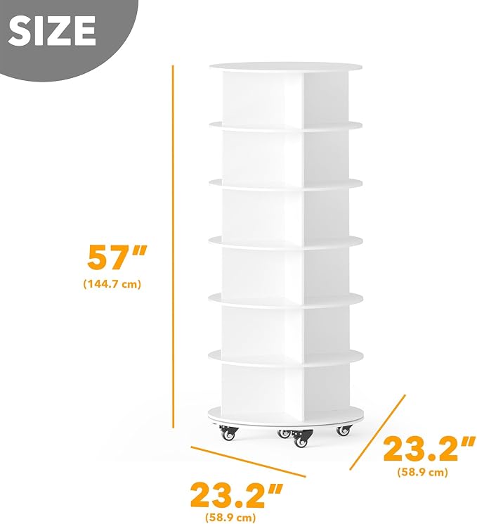 SpaceAid Spinning Shoe Rack - Image 5
