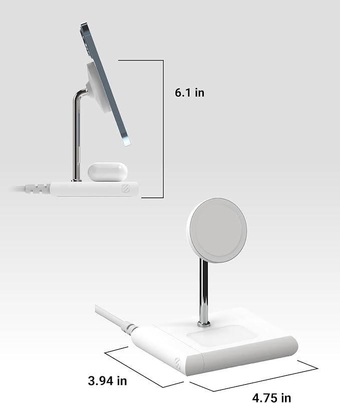 Scosche BL2MSiQWT-AP BaseLynx™ 2.0 2-in-1 Modular Charging Station - Image 2