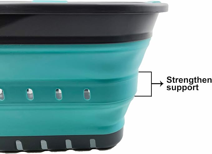 SAMMART 42L Collapsible Plastic Laundry Basket - Image 4