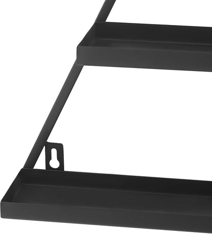 10PCS Black Triangular Nail Polish Racks, 5 Tiers Wall-Mounted Cosmetic Display - Image 7