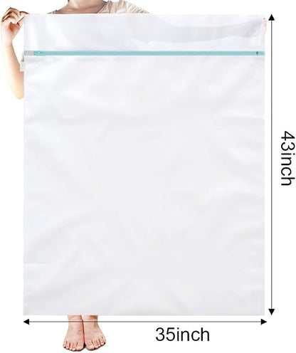 OTraki 2 Pack Extra Large Laundry Mesh Bag 43 x 35 Inch Mesh Laundry Bag - Image 5