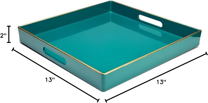Spsyrine Green Decorative Serving Tray - Image 7