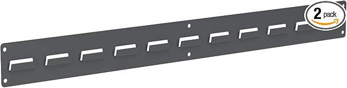 Akro-Mils 30632 Heavy Duty Wall Mount Garage Storage Steel Louvered Rail | Wall by Akro-Mils