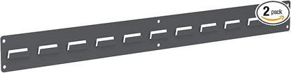 Akro-Mils 30632 Heavy Duty Wall Mount Garage Storage Steel Louvered Rail | Wall by Akro-Mils