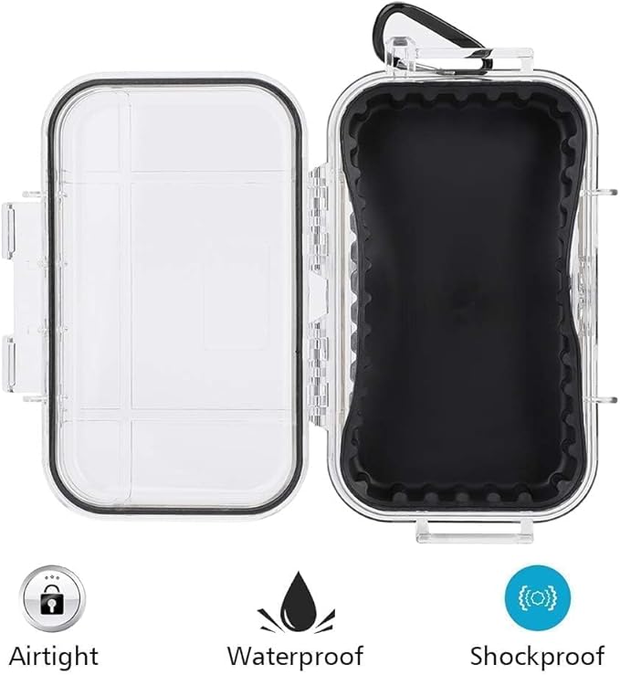HERCHR Dry Box Outdoor Waterproof Airtight Storage Case Hard Shell Wet Dry Box - Image 3
