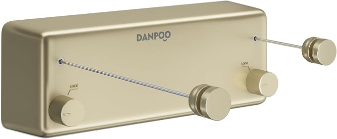 Danpro Retractable Clothesline, 2x13.8ft Designer Drying Line by Danpoo-ForYourHome