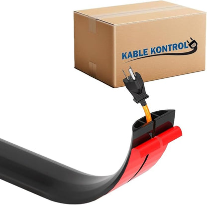 Kable Kontrol Silicone Floor Cord Cover - 5 Ft Flexible Cord Protector by KABLEKONTROL%C2%AE