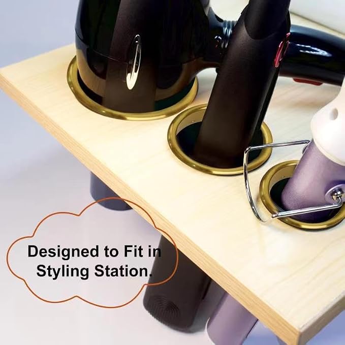 Hair Styling Station Dryer Curling Iron Appliance Hot Iron Tools Holder Tube - Image 5